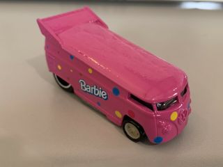 - Never Produced “Barbie” Prototype Design Pink Hot Wheels VW Drag Bus 5