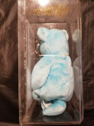 Ty Beanie Babie THANK YOU BEAR DLR EXCLUSIVE ONLY 1 GIVEN PER STORE W/.  CERT 5