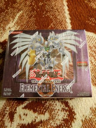 1st Edition Elemental Energy Yugioh Booster Box