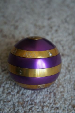 The Sharper Image ISIS I Orb The Most Difficult Puzzle Ever w/ Case.  Purple Gold 6