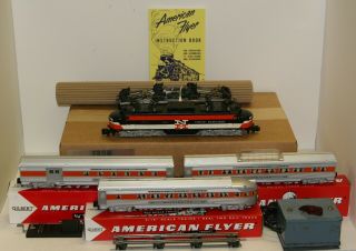Ac Gilbert American Flyer S Gauge Haven Bankers Train Set With Full