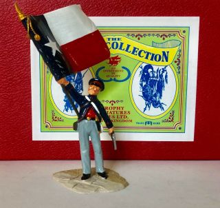 Trophy Miniatures Alamo Tx16 Lone Star Flag Bearer Retired