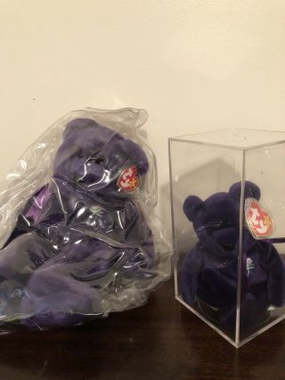 TY PRINCESS (DIANA) BEANIE BABY.  1ST EDITION.  P.  V.  C.  PELLETS.  MADE IN CHINA MWMT 3