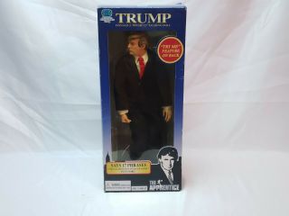 Donald J.  Trump 12 " Talking Doll The Apprentice 17 Phrases 2004 Box