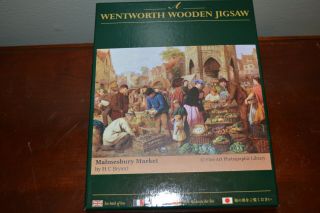 Wentworth 250 Piece Wooden Jigsaw Puzzle Malmesbury Market 2