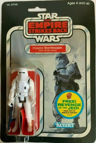 1982 Vintage Star Wars The Empire Strikes Back Imperial Stormtrooper 48 Back