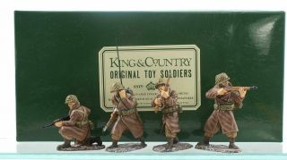 King & Country - Wwii Battle Of The Bulge Yanks Four Man Patrol - Ya01