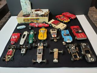 Vintage Slot Car Parts Bodies Strombecker Monogram Marx Cox? Ford