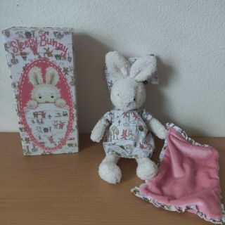 Jellycat Sleepy Bunny Plush Soft Toy Stuffed Rabbit Rare Htf