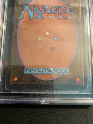 MTG Ancestral Recall Unlimited BGS Graded 7 Near - Magic the Gathering 6