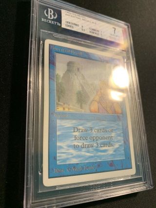 MTG Ancestral Recall Unlimited BGS Graded 7 Near - Magic the Gathering 8