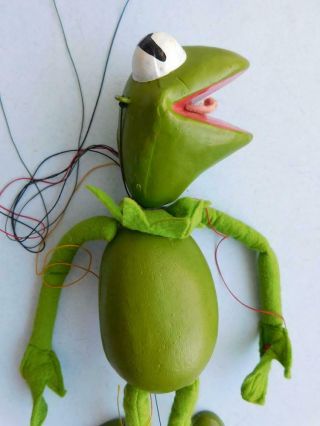 Vintage 1970s Kermit The Frog Pelham Puppet Sesame Street Muppets