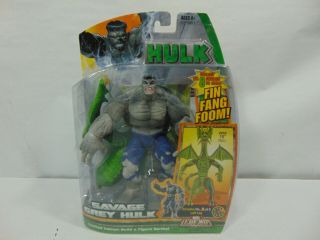 Savage Grey Hulk Hasbro Marvel Legends Fin Fang Foom Series Figure