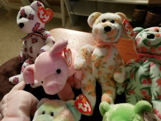 Ty Beanie Babies 28 of them and a 12 inch beanie buddies Sakura plus 6 toys 8