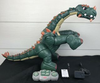 Fisher Price Imaginext Spike Ultra Dinosaur T - Rex W/ Remote Battery & Charger