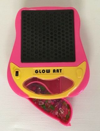 Glow Art Toy Color Pegs Toysmith Lite Brite Travel Design Build Batteries