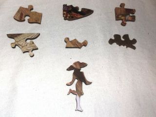 Wentworth 250 Piece Wooden Jigsaw Puzzle Malmesbury Market Complete 4