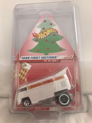 Hot Wheels 1998 First Editions Employee Car Hi Ho Bus.  Number 11 Of 100.