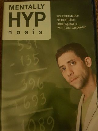 Mentally Hyp Nosis An Introduction To Mentalism And Hypnosis With Paul Carpenter