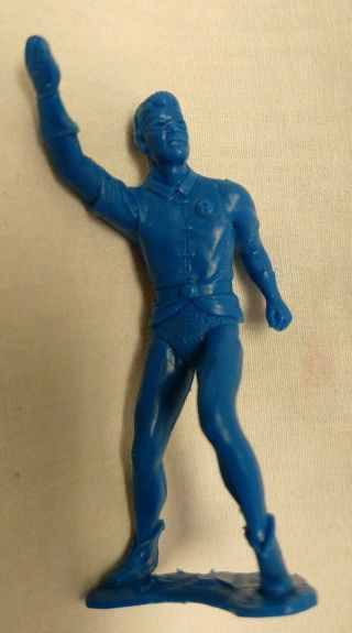 Vintage 3 Inch Robin Figure (1966 Ideal Justice League Batman Playset) Blue - Ibs