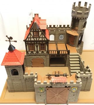 Vintage Playmobil 3666 Kings Large Castle Set Mostly Complete