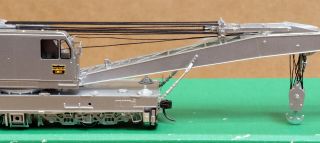 OVERLAND MODELS HO BRASS 3385.  1 UP AMERICAN 250 - TON CRANE - FACTORY PAINTED 5