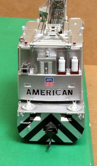 OVERLAND MODELS HO BRASS 3385.  1 UP AMERICAN 250 - TON CRANE - FACTORY PAINTED 6