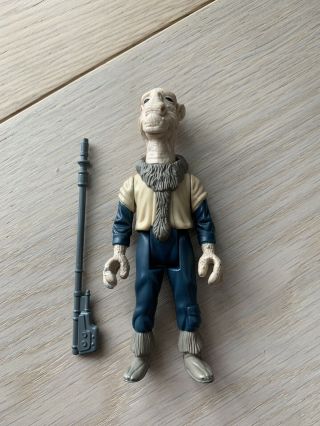 Vintage Star Wars Yak Face And Staff Weapon