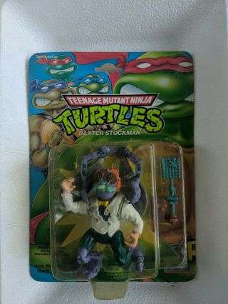 Tmnt Baxter Stockman 1992 Moc Ninja Turtles Playmates Toys Action Figure