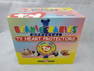 Case Ty Beanie Baby Box Heart Tag Protectors Official Authentic 12 Packs 10 Per