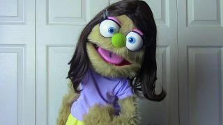 Professional " Monster Girl " Muppet - Style Ventriloquist Puppet