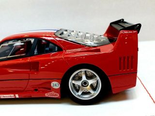 Davis & Giovanni 1/18 Ferrari F40 Competitione Rosso Corsa w/display case 7