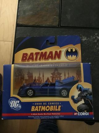 Batman 2000 Batmobile Dc Comics 1:43rd Scale Bmbv3 Corgi.  77348
