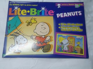Lite Brite Picture Paper Refill Peanuts 12 Sheets