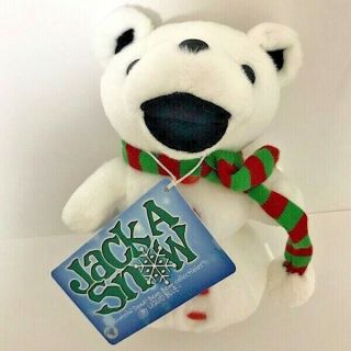 Grateful Dead Bean Bear 7 " Jack A Snow Plush Doll Stuffed Toy F/s