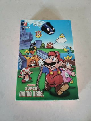 Mario Bros.  60 Piece Puzzle Milton Bradley Nintendo Nes 1989 Complete