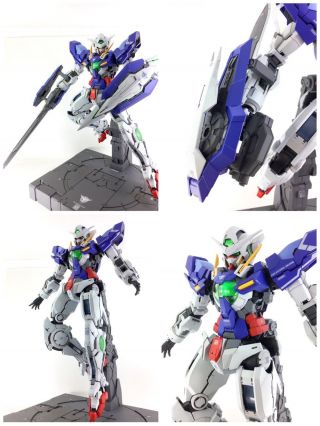 Official Bandai 1/60 Pg Exia Gn - 001 00 Gundam Professionally Built And Painted