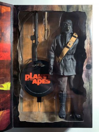 Sideshow Planet Of The Apes Gorilla Soldier 12 " Action Figure