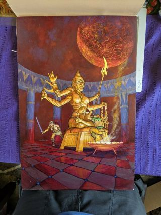 Stafford Library - " Gods Of Glorantha " Painting - Tim Sullivan - 1985