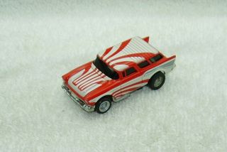 Aurora Afx Red Starburst Nomad Slot Car