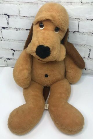 Vintage Doogan Stuffed Plush Dog Animal Fair Jumbo Size 30 " Henry 
