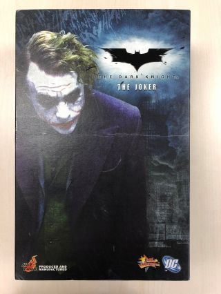 Hot Toys Mms 68 Batman Dark Knight Tdk Joker Heath Ledger 12 Inch Figure