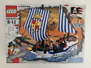 Lego Pirates Spaniard Ship Armada Flagship 6291 1996