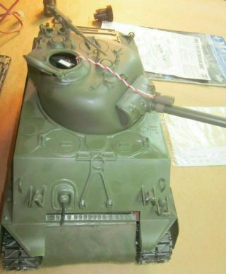 Tamiya US Sherman 1/16 56014 RC Tank Built & Painted /w extra parts - 11