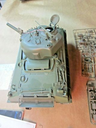 Tamiya US Sherman 1/16 56014 RC Tank Built & Painted /w extra parts - 4