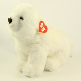 Ty Classic Plush - Sugar The White Bear (2nd Gen Hang Tag - Dated 1989) Mwcts