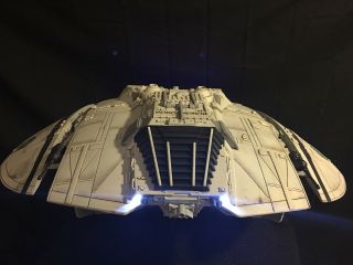 Battlestar Galactica Cylon Raider Model - Tos Moebius 1/32 - Built,  Lights