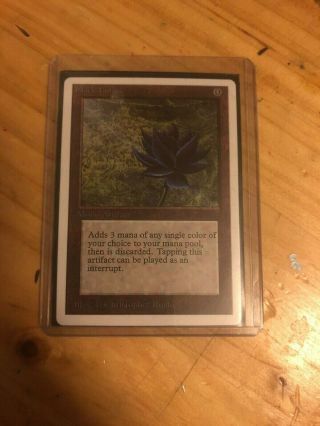 Mtg Black Lotus Near Collectible Reserved List Great Investment