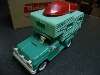 60 ' s No.  5433 Buddy l Camper Truck with Boat BOXED 3