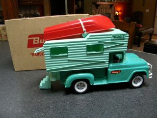 60 ' s No.  5433 Buddy l Camper Truck with Boat BOXED 7